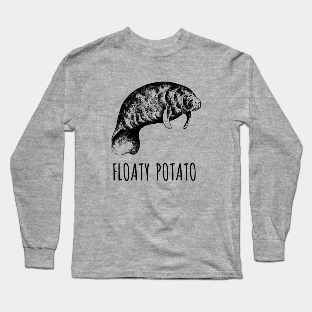 Floaty Potato Long Sleeve T-Shirt by JohnnyBoyOutfitters